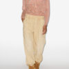 Maria bedrukte katoenen voile blouse