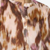 Maria bedrukte katoenen voile blouse