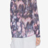 Maria bedrukte katoenen voile blouse