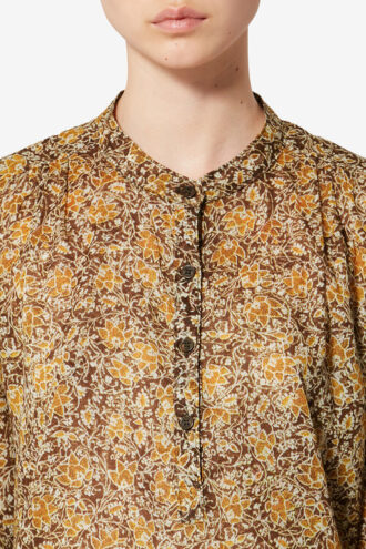 Maria biologisch katoenen voile blouse