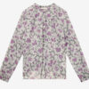 Maria-blouse van bedrukt katoenen voile