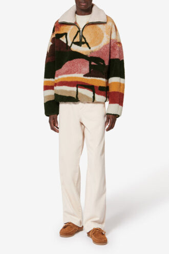 Marley Desert Print fleecejas