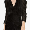 Marlin-blouse van burnoutfluweel