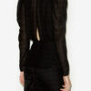 Marlin-blouse van burnoutfluweel