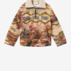 Marner fleece jas met wolkenprint