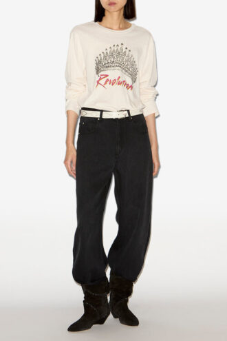 Martine T-shirt met lange mouwen en print