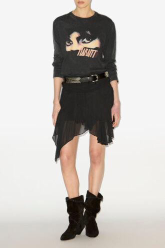 Martine T-shirt met lange mouwen en print