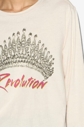 Martine T-shirt met lange mouwen en print