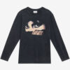 Martine T-shirt met lange mouwen en print