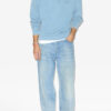 Mathias gewassen katoenen sweatshirt