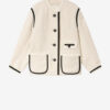Maylin wollen bouclé tweed jasje