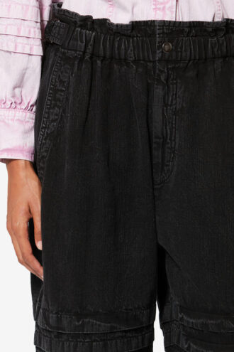 Mellya vervaagde chambray carrot broek