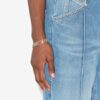 Metalen glanzende bladarmband met hangers