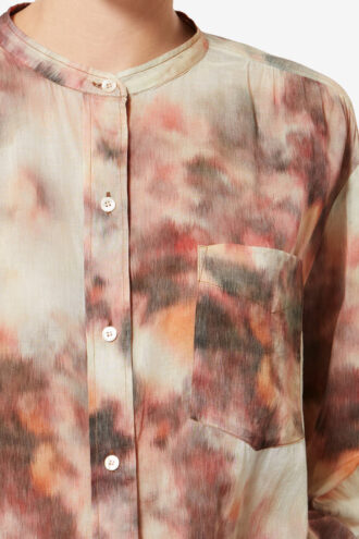 Mexika katoenen voile blouse met print