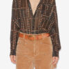 Mexika katoenen voile blouse met print