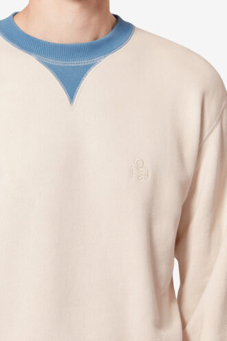Miker geborduurd katoenen sweatshirt