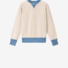 Miker geborduurd katoenen sweatshirt