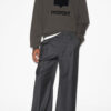 Mikoy fleece sweatshirt met oversized logo