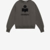 Mikoy fleece sweatshirt met oversized logo