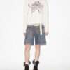 Mikoy Jersey Sweatshirt met geborduurd logo