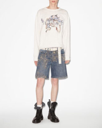 Mikoy Jersey Sweatshirt met geborduurd logo