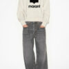 Mikoy katoenen sweatshirt met logo