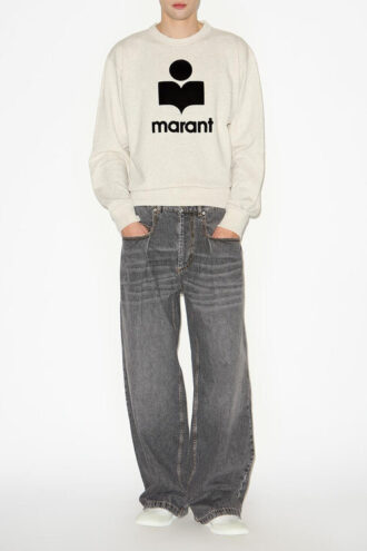 Mikoy katoenen sweatshirt met logo