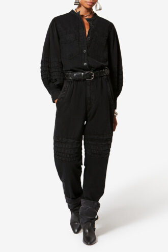 Mileda vervaagd chambray overhemd