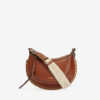 Mini Moon leren schoudertas baguette