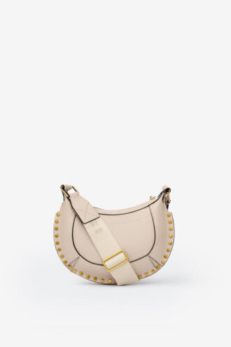 Mini Moon leren schoudertas baguette
