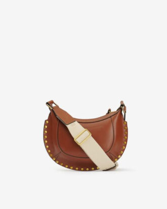 Mini Moon leren schoudertas baguette