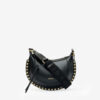 Mini Moon zachte leren baguette schoudertas