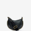 Mini Moon zachte leren baguette schoudertas