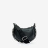 Mini Moon zachte leren baguette schoudertas