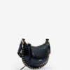 Mini Moon zachte leren baguette schoudertas