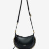 Mini Moon zachte leren baguette schoudertas