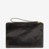 Mino glanzende leren clutch