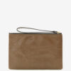 Mino glanzende leren clutch