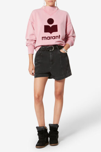Moby katoenen sweatshirt met logo