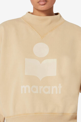 Moby katoenen sweatshirt met logo