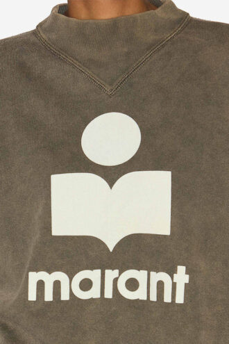 Moby katoenen sweatshirt met logo