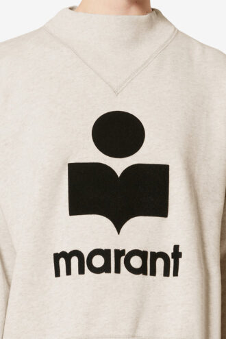 Moby katoenen sweatshirt met logo