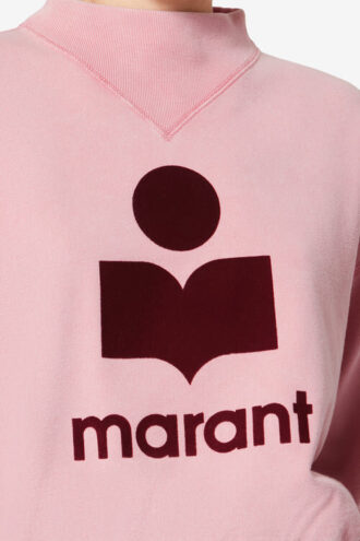 Moby katoenen sweatshirt met logo