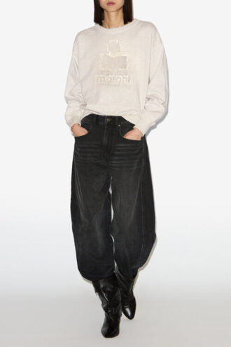 Mobyli katoenen fleece sweatshirt