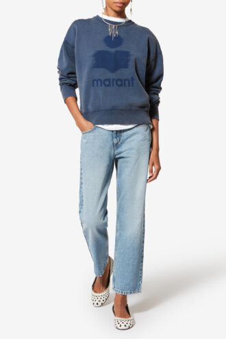 Mobyli katoenen sweatshirt met logo