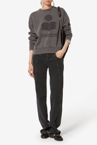 Mobyli katoenen sweatshirt met logo