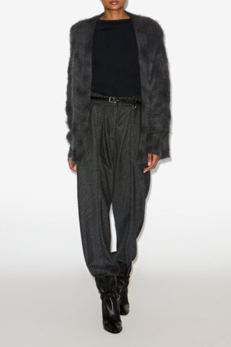 Mylene overslagvest van kid mohair
