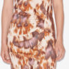 Nadela lange jersey jurk met print Nadela lange jersey jurk met print
