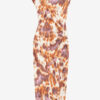 Nadela lange jersey jurk met print Nadela lange jersey jurk met print