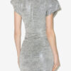 Nadilia korte metallic jersey jurk